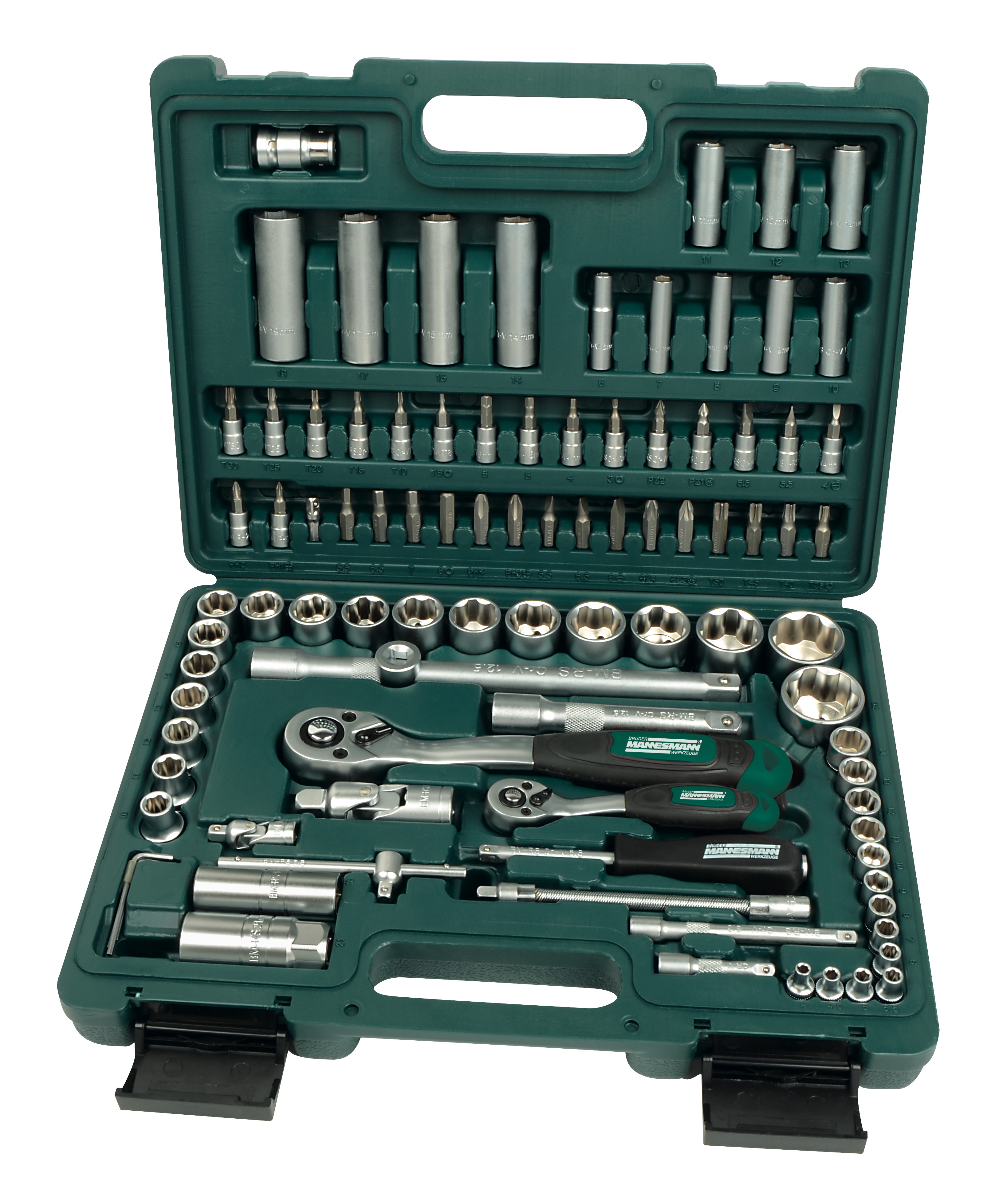 M98430- 215 piece tool set. · Herramientas Mannesmann